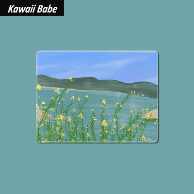 Egérpad Laptop Egéralátét Játékasztali szőnyegek Aranyos egérpad Íróasztal egerekhez Kawaii Irodai kiegészítők 22x18cm