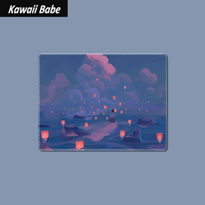 Egérpad Laptop Egéralátét Játékasztali szőnyegek Aranyos egérpad Íróasztal egerekhez Kawaii Irodai kiegészítők 22x18cm