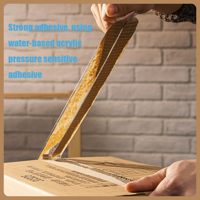 1tk Deli 30322 60mm * 50y * 50um pakkimistint Teip Tihenduslint Läbipaistev lai teip kõrge viskoossusega