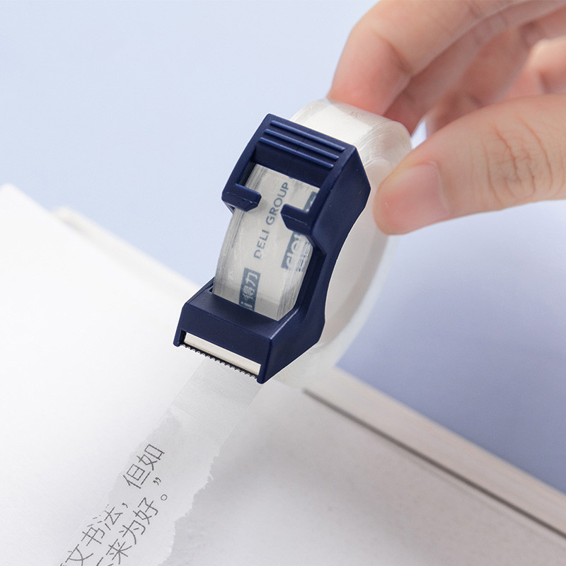 MOHAMM 2 Rolls Απλή διαφανή ταινία με δοσομετρητή για καθαρή συσκευασία δώρου Σχολικά προμήθειες γραφείου