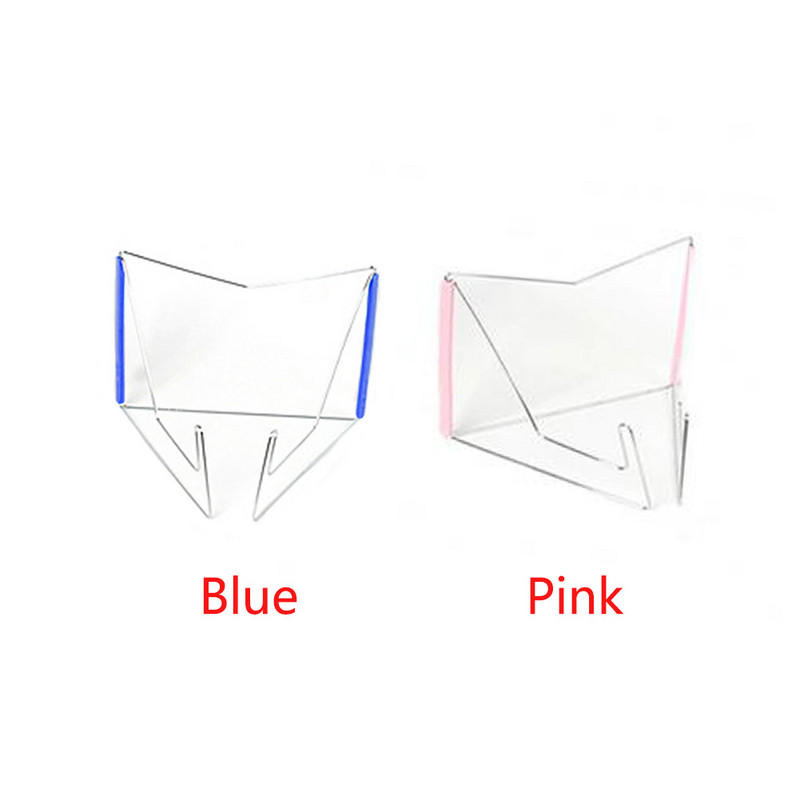 Könyvállvány Összehajtható olvasótartó Diákok rozsdamentes acél talp Könyvtartók Tárolás Állítható szögű dokumentum Multifunkciós