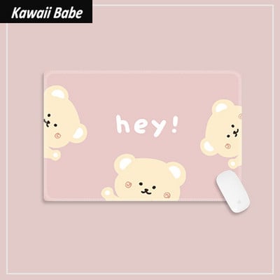Desk Mats Gamer Cute Desk Mats Kawaii Mouse Pad Gaming Tipkovnica Desktop Deskpad for Office Home PC Computer Students 22x18cm