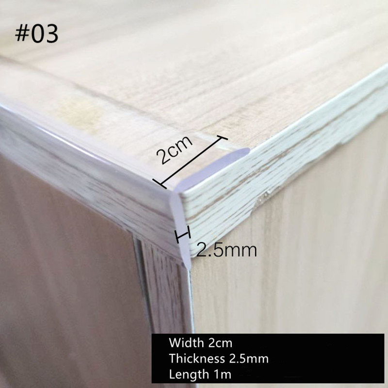 Τραπέζι ασφαλείας μωρού 1M Επιτραπέζιο άκρο διαφανές γωνιακό άκρο Προστασία λωρίδας Baby με προστασία από σύγκρουση Προστατευτικά άκρων μαλακό μαλακτικό προφυλακτήρας