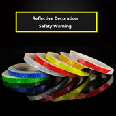 8 m jalgrattakaunistus helkurkleebis Mänguasjad tasakaal auto käru ööohutuse hoiatus pedaaliga sõitmine profiili silt kleeplint