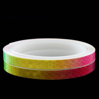 8 m jalgrattakaunistus helkurkleebis Mänguasjad tasakaal auto käru ööohutuse hoiatus pedaaliga sõitmine profiili silt kleeplint