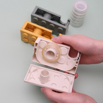 Πρακτικά ανθεκτικά DIY αυτοκόλλητα αυτοκόλλητα DIY Safe Dispenser Tape Dispenser Rectangle Αναλώσιμα γραφείου