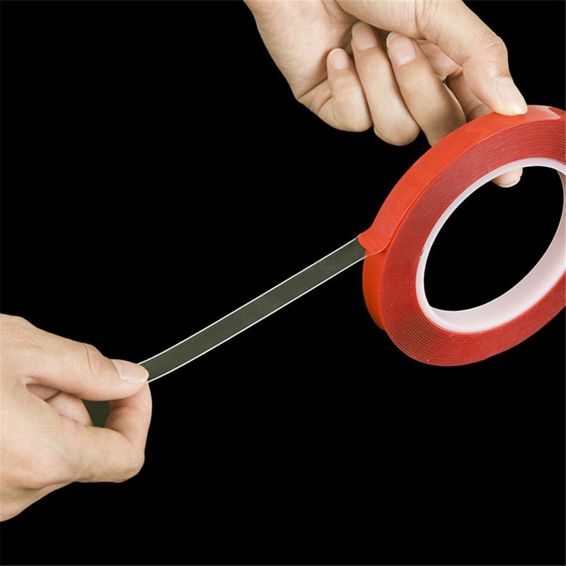 Kahepoolne läbipaistev kleeplint Jäljeta läbipaistev akrüülvaht DIY tugev käsitööna kleepuv teip Jälgedeta kleebis Kontor#p3