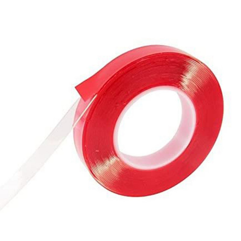 Kahepoolne läbipaistev kleeplint Jäljeta läbipaistev akrüülvaht DIY tugev käsitööna kleepuv teip Jälgedeta kleebis Kontor#p3