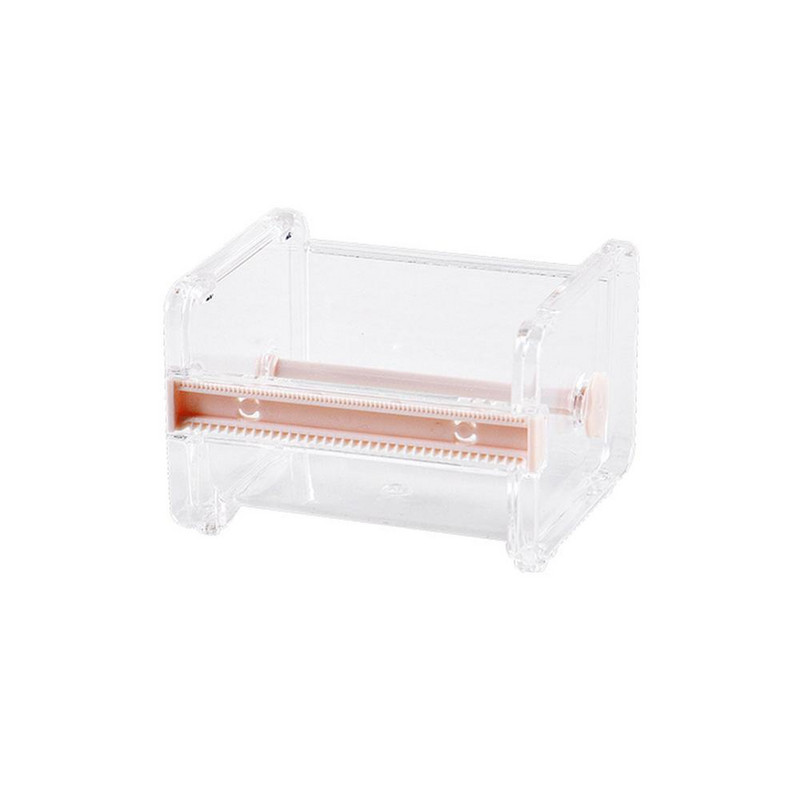 Patvarus žurnalo Washi juostos dozatoriaus pjaustytuvo laikiklis Skaidrus Washi juostos laikymo denio organizatorius biuro reikmenys