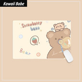 Kawaii Mouse Pad Gamer Gaming Birou Covoraș Drăguț Birou Tastatură Desktop Deskpad pentru Birou Acasă PC Computer Studenți 22x18cm