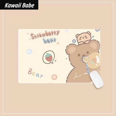 Kawaii Mouse Pad Gamer Gaming Birou Covoraș Drăguț Birou Tastatură Desktop Deskpad pentru Birou Acasă PC Computer Studenți 22x18cm