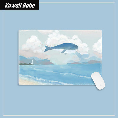 Kawaii Mouse Pad Gamer Gaming Birou Covoraș Drăguț Birou Tastatură Desktop Deskpad pentru Birou Acasă PC Computer Studenți 22x18cm