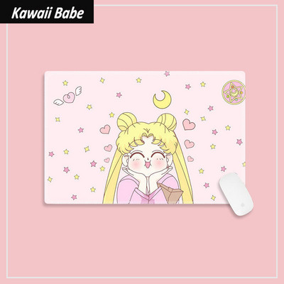 Kawaii Mouse Pad Gamer Gaming Birou Covoraș Drăguț Birou Tastatură Desktop Deskpad pentru Birou Acasă PC Computer Studenți 22x18cm
