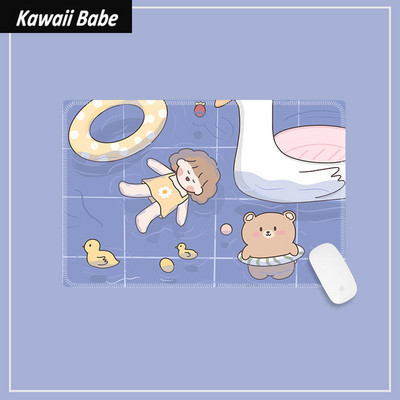 Kawaii Mouse Pad Gamer Gaming Birou Covoraș Drăguț Birou Tastatură Desktop Deskpad pentru Birou Acasă PC Computer Studenți 22x18cm