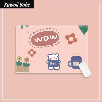 Kawaii Mouse Pad Gamer Gaming Birou Covoraș Drăguț Birou Tastatură Desktop Deskpad pentru Birou Acasă PC Computer Studenți 22x18cm