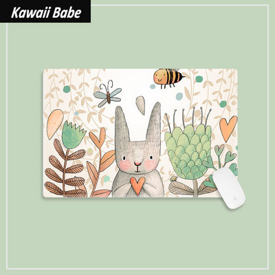 Kawaii Mouse Pad Gamer Gaming Birou Covoraș Drăguț Birou Tastatură Desktop Deskpad pentru Birou Acasă PC Computer Studenți 22x18cm