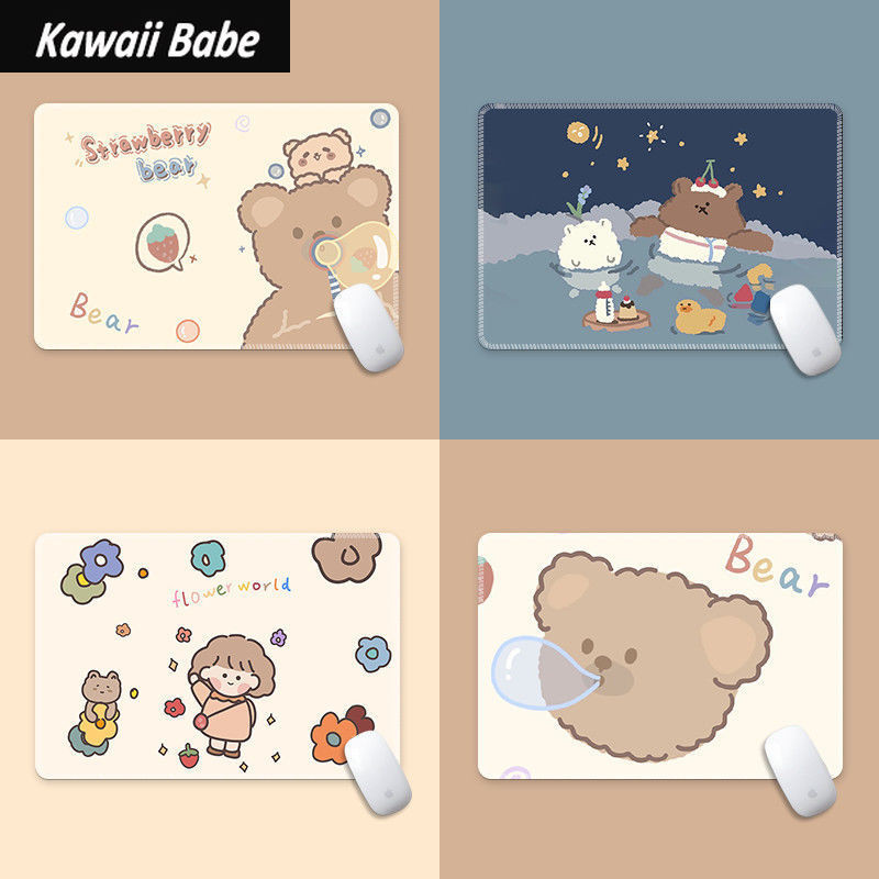 Kawaii Mouse Pad Gamer Gaming Birou Covoraș Drăguț Birou Tastatură Desktop Deskpad pentru Birou Acasă PC Computer Studenți 22x18cm