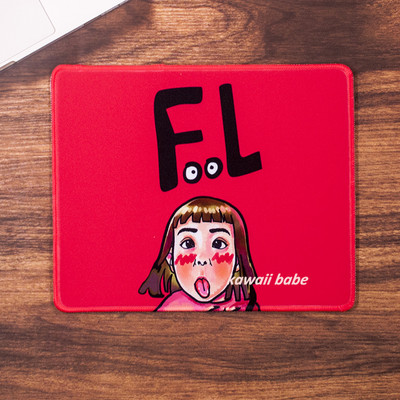 Mouse Pad Deskpad 21*26cm Kawaii Pad Gaming Wrinting Cute Desk Mats Office Home PC Computer Keyboard Protector girl paintings