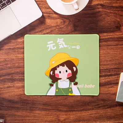 Mouse Pad Deskpad 21*26cm Kawaii Pad Gaming Wrinting Cute Desk Mats Office Home PC Computer Keyboard Protector girl paintings