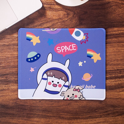 Mouse Pad Deskpad 21*26cm Kawaii Pad Gaming Wrinting Cute Desk Mats Office Home PC Computer Keyboard Protector girl paintings