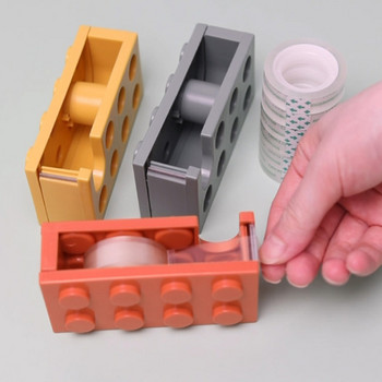 Творчески нож за хартиени ленти Канцеларски блок с форма на канцеларски материали Маскираща лента Държач Диспенсър Washi Tape Съхранение Офис инструменти