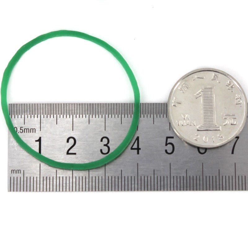 100 τεμάχια/συσκευασία πράσινα λαστιχένια λάστιχα D38mm Ισχυρή ελαστική ταινία γραφείο για το σχολείο Βιομηχανικό προμήθειο Βάση γραφικής ύλης Προμήθεια συσκευασίας