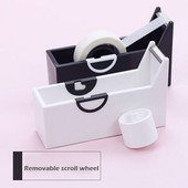 Ripsmete teibilõikur pöörlev kontor Lihtne kasutada plastist liim Vastupidav kodukool DIY pookimine jaotur Meigitööriistad pikendus