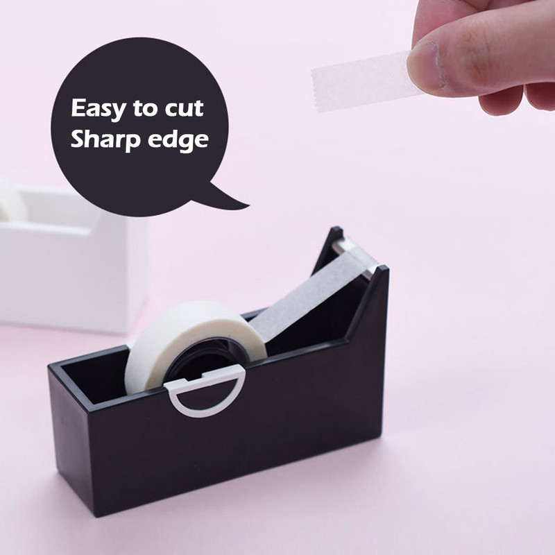 Ripsmete teibilõikur pöörlev kontor Lihtne kasutada plastist liim Vastupidav kodukool DIY pookimine jaotur Meigitööriistad pikendus