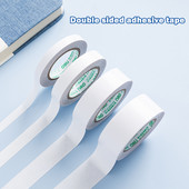 1 kom dvostrano ljepljive trake 9/12/18/24 mm 10 Y jako ljepljive papirnate trake za časopise Naljepnice za kućne DIY umjetničke obrte A6590