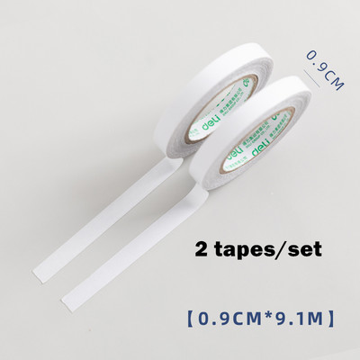 1 kom dvostrano ljepljive trake 9/12/18/24 mm 10 Y jako ljepljive papirnate trake za časopise Naljepnice za kućne DIY umjetničke obrte A6590