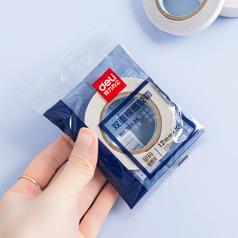1 kom dvostrano ljepljive trake 9/12/18/24 mm 10 Y jako ljepljive papirnate trake za časopise Naljepnice za kućne DIY umjetničke obrte A6590