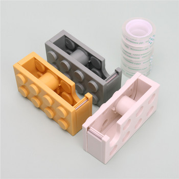 Творчески нож за хартиени ленти Канцеларски блок с форма на канцеларски материали Маскираща лента Държач Диспенсър Washi Tape Съхранение Офис инструменти
