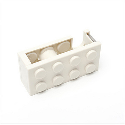 Loominguline paberilindi lõikur Kontori ehitusploki kujuga kirjatarbed Maskeerimislindi hoidik jaotur pesulindi hoiustamine kontoritööriistad