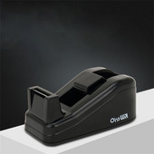 Dozator de bandă simplu eficient, negru, mare, de papetărie, tăietor de bandă adezivă, bandă de etanșare, dozator de bază pentru masă, consumabile de birou