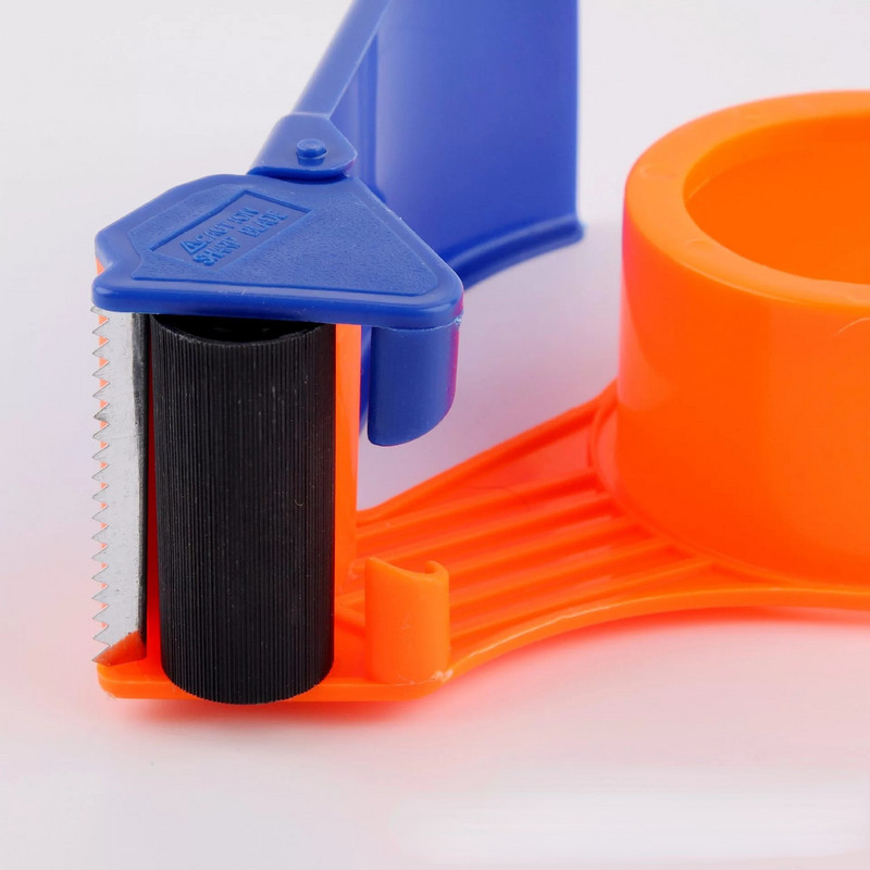 1 bucată, simplu și practic, ambalaj etanș, rolă din plastic, cu lățime de 2 inchi, dispozitiv de tăiere a benzii, accesorii pentru bandă