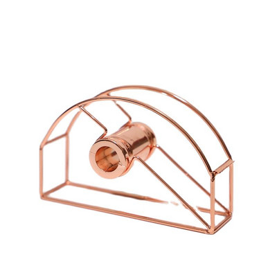 Distribuitor de bandă de aur din metal, organizatori de bandă Washi, tăietor de bandă de fier, pentru albume de albume, bricolaj, birou, școală, papetărie, suport pentru bandă