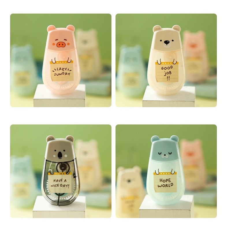 1 komad ljepljive trake sa crtanim životinjama 5 mm * 5 m u roli, dvostrano ljepilo za doziranje za album dnevnik Ured za školu A7066