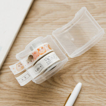 Creative Simple washi tape cutter прозрачен DIY tapes държач периферен инструмент kawaii Студентски канцеларски материали Училищни офис консумативи