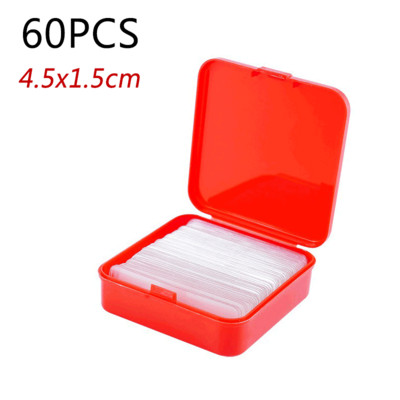 60 τεμ./Σετ Διαφανή Αυτοκόλλητη Ταινία Διπλής Όψης Χωρίς σήμανση Ισχυρές Συγκολλητικές Ταινίες Εύκολη κοπή Ταινίες διπλής όψης υψηλής κόλλας