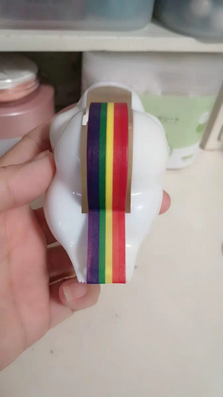 Crtani oblak Rainbow Traka Rezač sjedala Školski pribor Rainbow Rezač trake Washi Traka Dozator Držač trake Organizator Washi trake