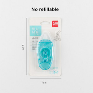 Dimi Creative 6mm*8m prozirna točkasta dvostrana traka valjak dozator ljepila školski uredski pribor