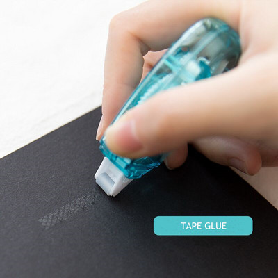 Dimi Creative 6mm*8m Διαφανής Dot Tape Roller Adhesive Glue Dispenser Σχολική Χαρτικά Αξεσουάρ γραφείου