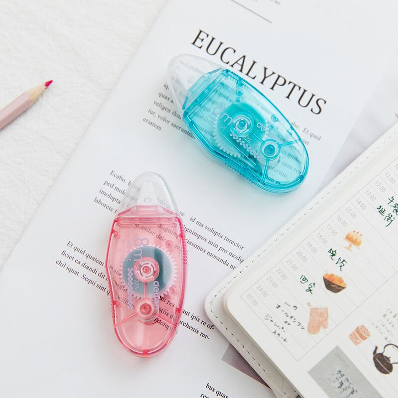 Dimi Creative 6mm*8m prozirna točkasta dvostrana traka valjak dozator ljepila školski uredski pribor