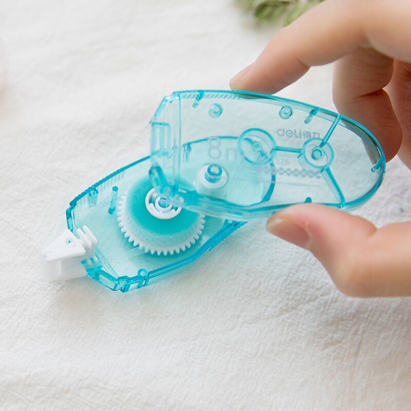 Dimi Creative 6mm*8m prozirna točkasta dvostrana traka valjak dozator ljepila školski uredski pribor