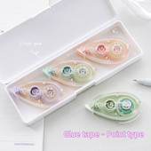 1 komad ljepljive trake 8 mm * 6 m u roli, dvostrano ljepljivo ljepilo za rokovnik, ručni račun, ured, škola A7083