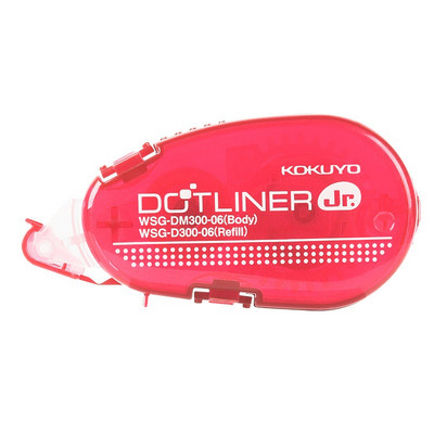 1 τεμ. Kokuyo Dotliner Glue Stick Multi Color Portable Size Tape Kolla dysided for Album Diary Photo Office School F185