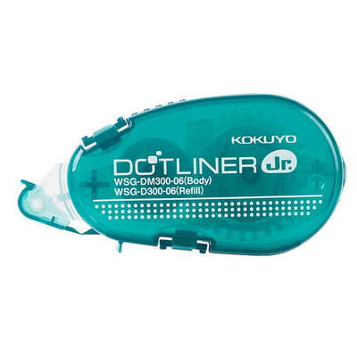 1 τεμ. Kokuyo Dotliner Glue Stick Multi Color Portable Size Tape Kolla dysided for Album Diary Photo Office School F185