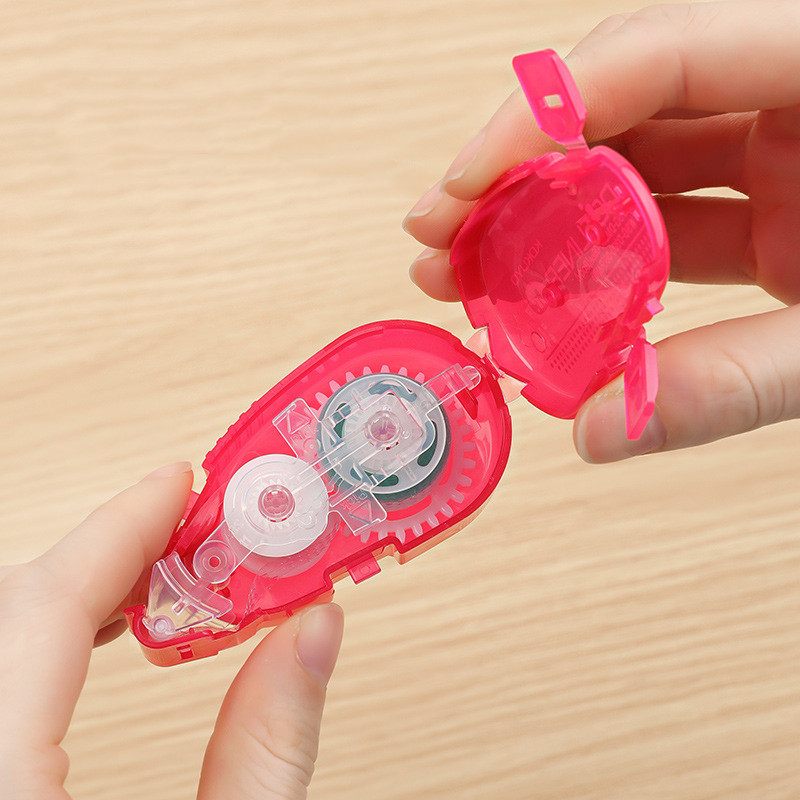 1 τεμ. Kokuyo Dotliner Glue Stick Multi Color Portable Size Tape Kolla dysided for Album Diary Photo Office School F185