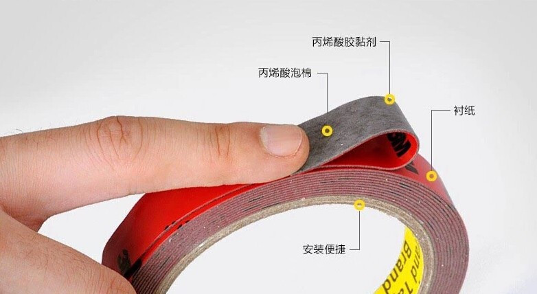 3M Διπλής όψης Ακρυλικό Αφρό Αυτοκόλλητη Ταινία Διπλής Όψης 6/10/15/20/30/40mm Auto Special Puff κόλλα με σφουγγάρι αυτοκόλλητα αυτοκινήτου αυτοκόλλητα στυλ αυτοκινήτου