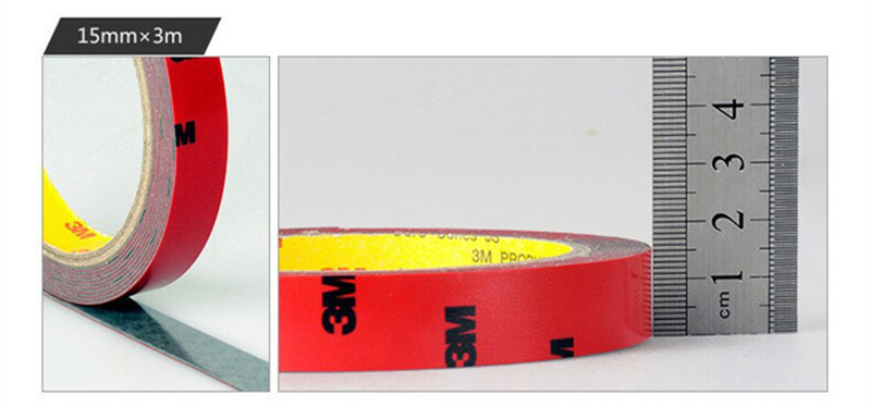 3M Διπλής όψης Ακρυλικό Αφρό Αυτοκόλλητη Ταινία Διπλής Όψης 6/10/15/20/30/40mm Auto Special Puff κόλλα με σφουγγάρι αυτοκόλλητα αυτοκινήτου αυτοκόλλητα στυλ αυτοκινήτου